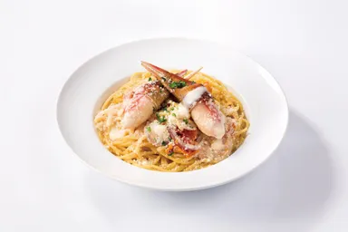 蟹のクリームソース