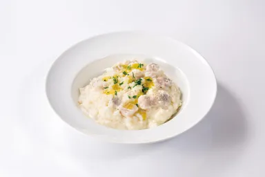 塩豚のクリームリゾット