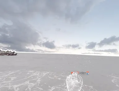 背景切り替え後の映像