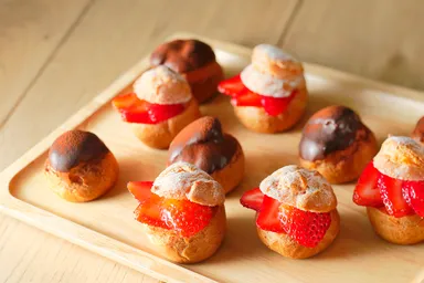 シュークリーム2種