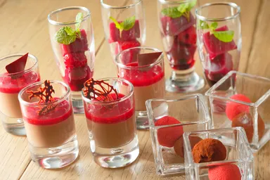 チョコレートプリン、生チョコトリュフ