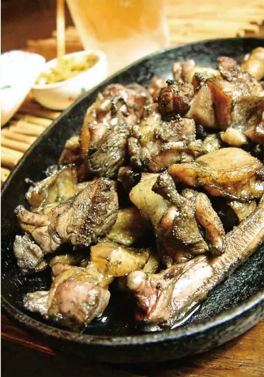 名物 地鶏のもも焼き