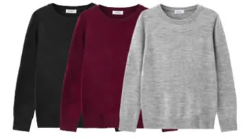 【ウィメンズ】・クルーネックプルオーバーニット