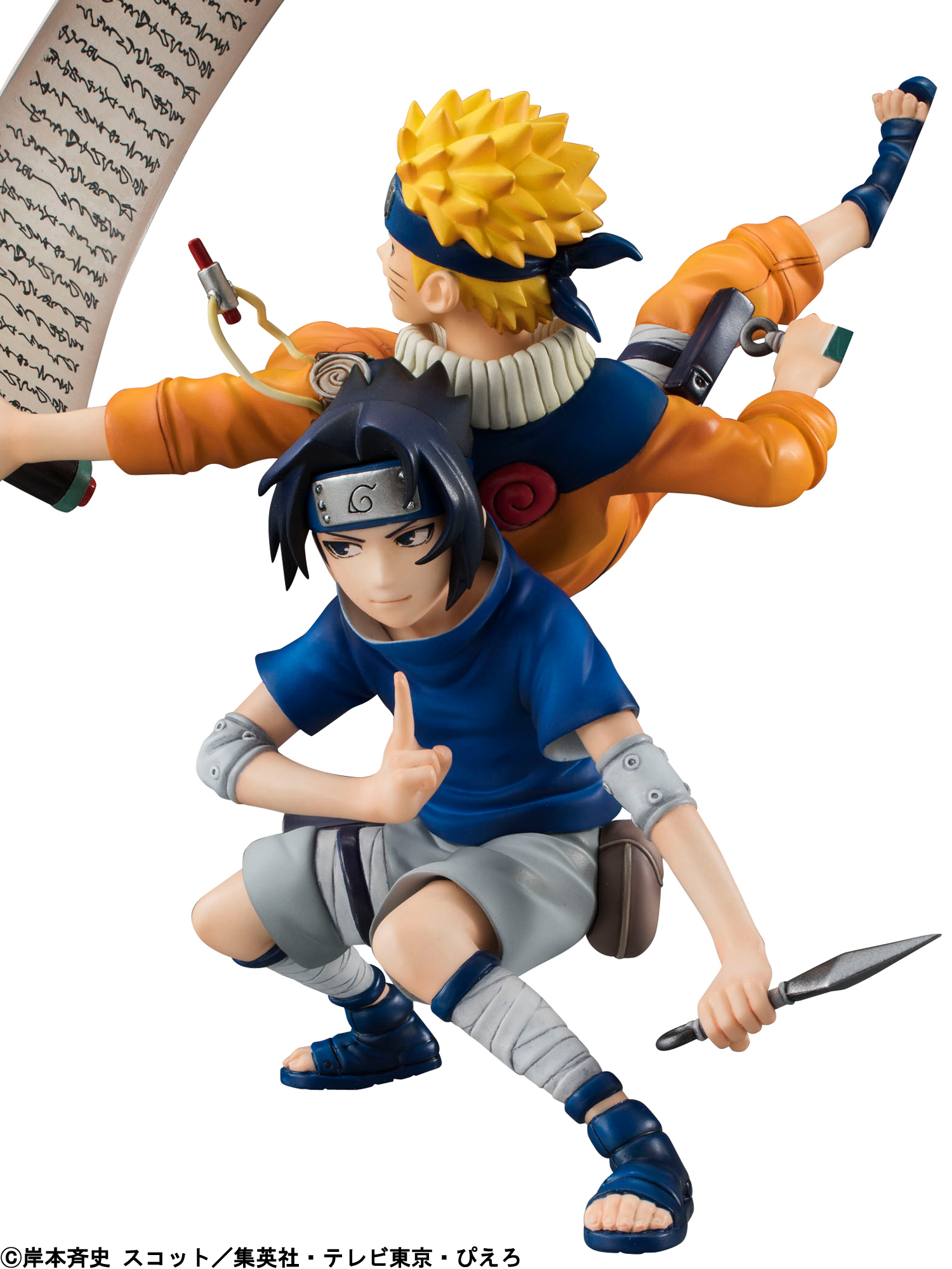 Narutoコミックス17巻表紙イラストをイメージして ナルトとサスケ を精巧なフィギュアで立体化 株式会社バンダイ ネット戦略室のプレスリリース