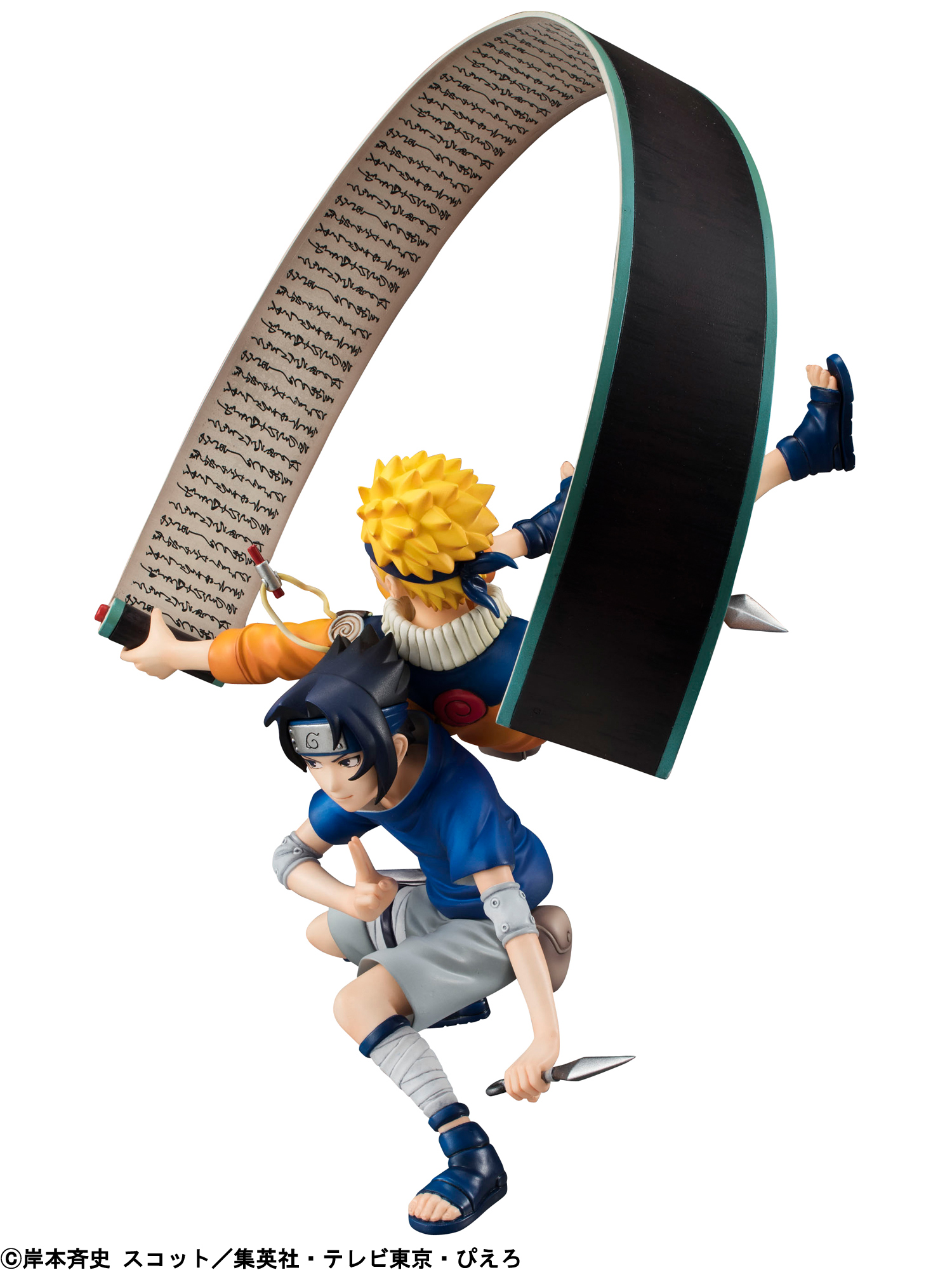 Narutoコミックス17巻表紙イラストをイメージして ナルトとサスケ を精巧なフィギュアで立体化 株式会社バンダイ ネット戦略室のプレスリリース