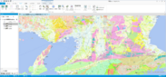 産総研のWMTSサービス「日本シームレス地質図」をMapInfo Pro(TM)で表示
