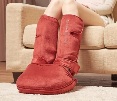 ふくらはぎマッサージャー(レッド) ふくらはぎアタッチメント装着時