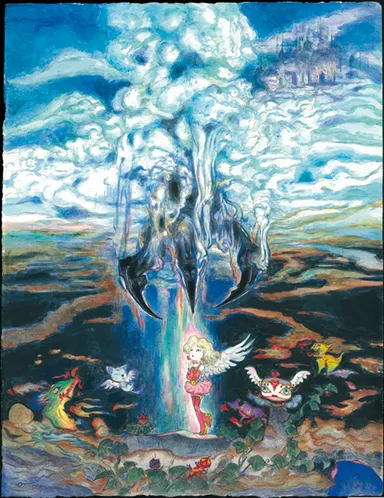 「神の手」初！テレビCM第1弾 天野喜孝氏書き下ろしイメージビジュアル