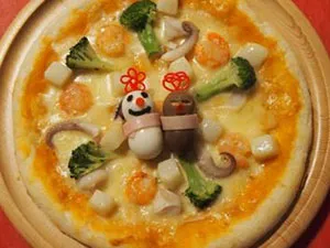 スノイル・ワルイル　シーフードピザ