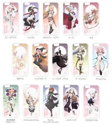 iPhone 6s／6用カバー『魔法少女育成計画』