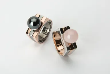 KAODACHIリング(Color：Black、Pink) 各￥27,000(税抜)