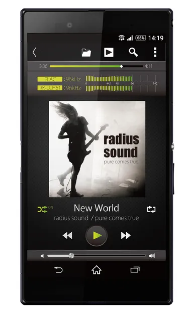 NePLAYER Lite 再生画面