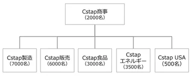 ホールディングカンパニーのイメージ例
