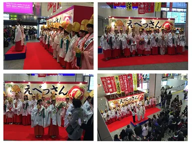 十日戎キャンペーンの様子(2016年1月)
