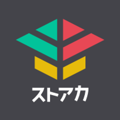 「ストアカ」新ロゴ(黒背景)