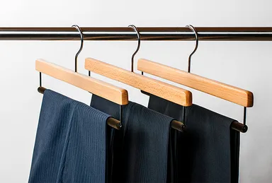 ベルベットバー付ボトムハンガー