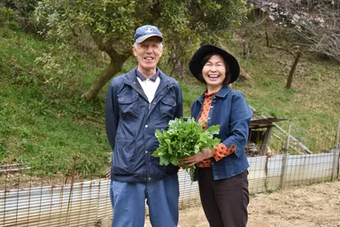 取引農家　山口県・石田さん(原木椎茸などを生産)