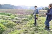 農家訪問　兵庫県・渡辺さん(赤水菜などを生産)