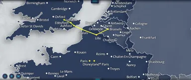 ユーロスター路線図(2)