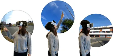 360度写真をVRで見たイメージ