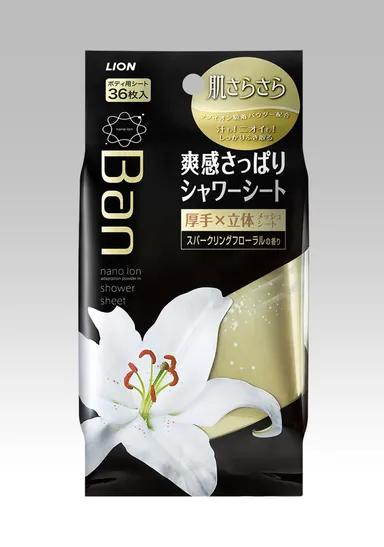 Ban爽感さっぱりシャワーシート　スパークリングフローラルの香り