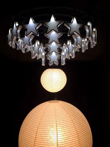 提灯シャンデリア