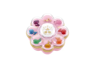 『おジャ魔女どれみPirika Pirilala　リズムタップフェイスパウダー』ケース外観