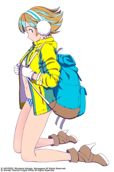 『ワンダちゃんNEXT DOOR プロジェクト』 FILE:03 賀茂川Ver. イラスト