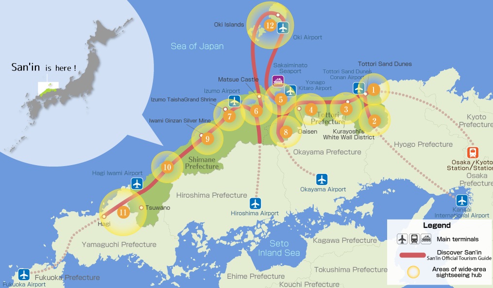 山陰インバウンド機構の公式サイト 縁の道 山陰 が誕生 ご縁 をテーマに12の観光地を巡る旅 山陰インバウンド機構のプレスリリース