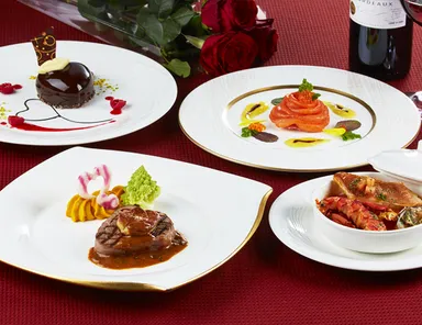 銀座スカイラウンジ　バレンタインコース