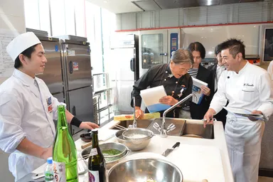 朝ごはんフェスティバル調理風景