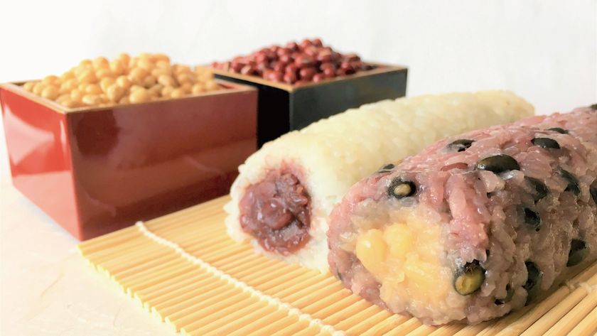 『“恵方巻き”おはぎ』を節分に1日数量限定発売！
黒千石大豆生地の白小豆あんと自家製粒あんの2本セット