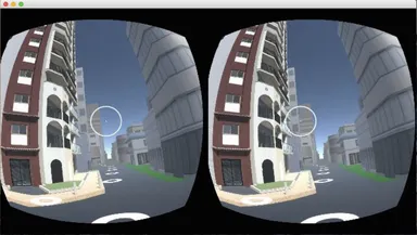 離れて見るマンション外観と街並み