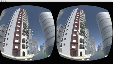 マンション外観を見上げた時の風景2