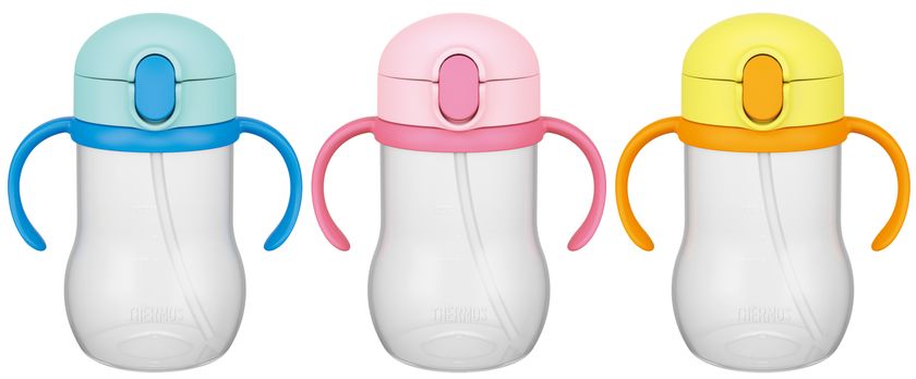 サーモスからカチッと閉まってもれない！
ママも安心のハンドル付大容量ベビーストローマグが3/1発売