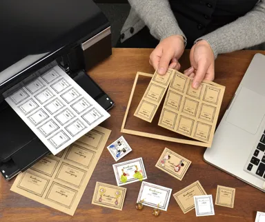 OA対応　ピアス台紙