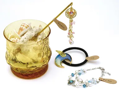 貼ってはがせるクラフト値札(メガネ型)