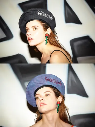 【先行販売】BARCELONA EMBROIDERED BERET