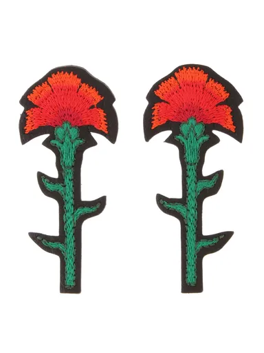 【限定販売】CARNATION EMBROIDERED EARRINGS