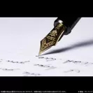 機動戦士ガンダム シャアの万年筆　ペン種は汎用性の高いやや硬めの細字「F」(ファイン)を採用