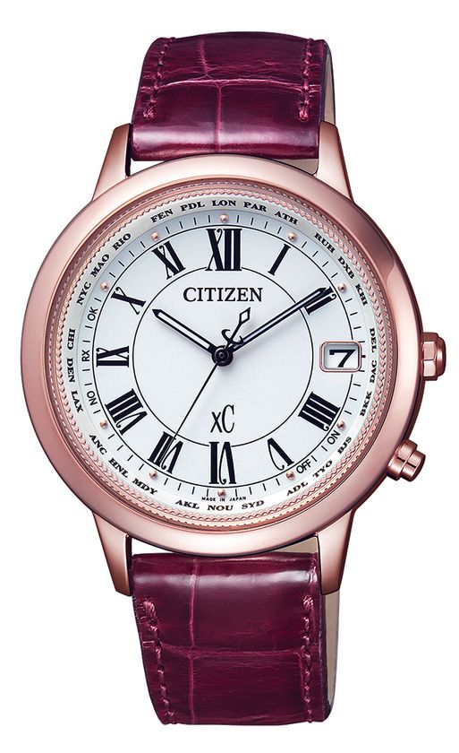 『シチズン クロスシー』
好評の新色デュラテクト※1「サクラピンク(TM)」に、
初のケースサイズ36mmが登場！
2017年2月9日(木)発売