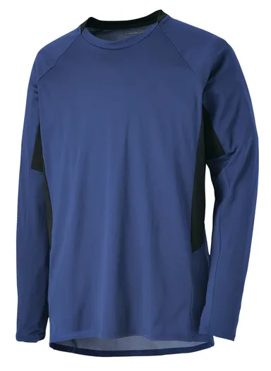 FieldCore肌サラ　長袖Tシャツ　ネイビー