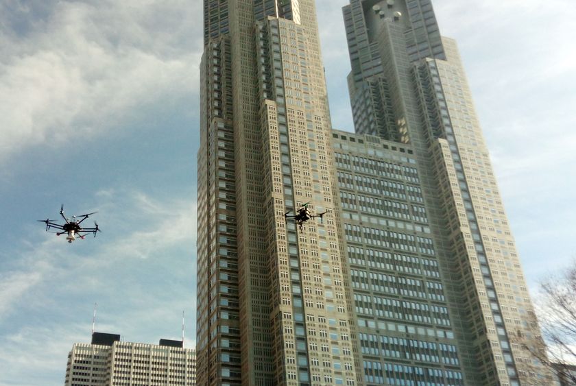 ＜取材のご案内＞
日本初！ドローンを活用した超高層ビル街での
災害対応実証実験の実施　
～災害時の情報収集・滞留者誘導を目的とした
「チーム・新宿」の取組み～