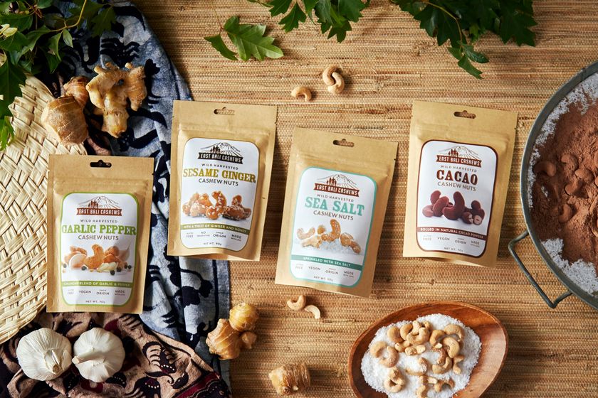 バリ島発のカシューナッツが15万いいね！を獲得　
新フレーバー「セサミジンジャー」も登場