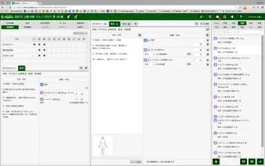 電子カルテ画面