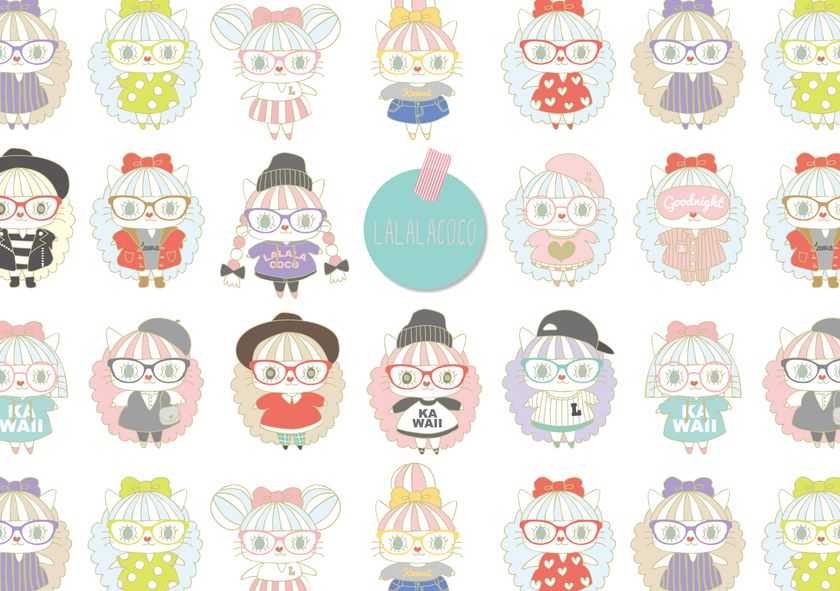 ハロー・キティ原作者、清水郁子さんの新キャラクター
「LaLaLaCOCO(ラララココ)」のライセンス事業を開始