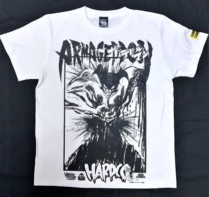 デビルマンのトラウマシーンをTシャツで再現！
残虐性を追求した3種のデザインでコアチョコから登場