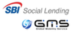 SBIソーシャルレンディング株式会社、Global Mobility Service株式会社のロゴ