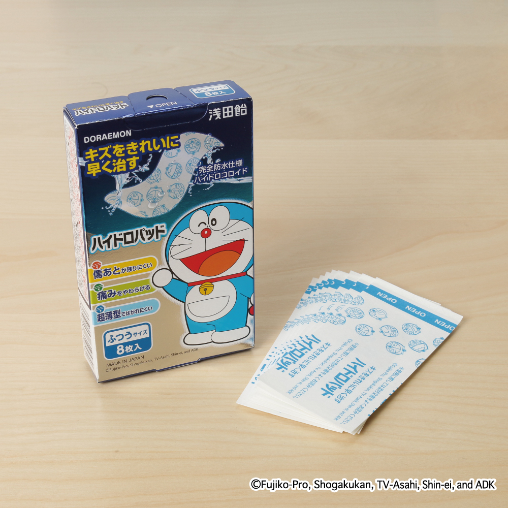 早割クーポン ハイドロパッドn ハイドロコロイド ドラえもん 絆創膏 浅田飴 5枚入 その他
