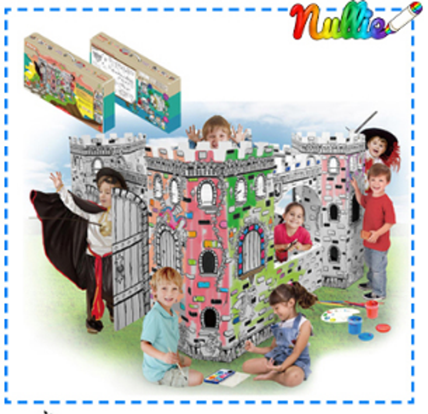 日本初の知育玩具！立体パズル×ぬり絵×おままごと　
子供の脳力を育てる紙の家『NULLIE(ヌリー)』
2月6日ネットショップで新商品販売開始